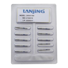 Dental Zirconia Cutting Diamond Bur Round End Cylinder Taper Football FG 379 856