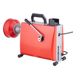 VEVOR Drain Cleaner Machine 66FT x 5/8″ 250W Sewer Snake Auger Manual Feed