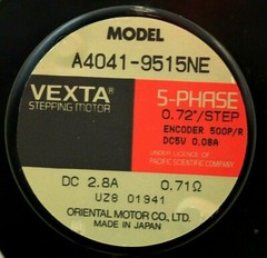 A4041-9515NE /STEPPING MOTOR 5-PH ENCODDER 500P/R DC5V 0.08A DC 2.8A/ VEXTA