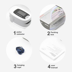 USA Fingertip Pulse Oximeters Blood Oxygen Saturation SPO2 Heart Rate Monitor O2