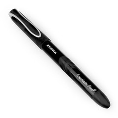 ZEBRA Fuente – Disposable Fountain Pen – Black Ink 6 Count (Pack of 1),