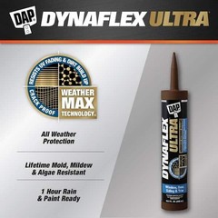 Dynaflex Ultra 10.1 Oz. Brown Advanced Exterior Window, Door and Siding Sealant