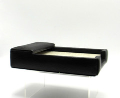 Desk Memo Tray Leather Graphic Image Black