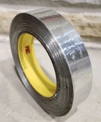 3M™ Aluminum Foil Tape 425, Silver, 1 in x 60 yd, 4.6 mil HVAC