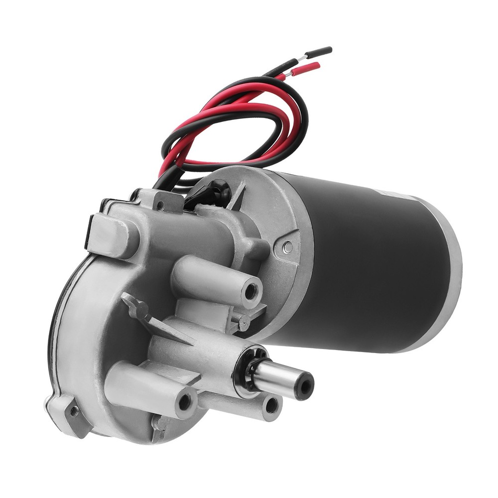 Speed Reducing High Torque Electric Gear Motor Worm Gearbox DC 24V for Copiers