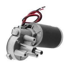 Speed Reducing High Torque Electric Gear Motor Worm Gearbox DC 24V for Copiers