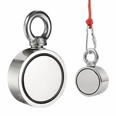 1300LBS Fishing Magnet Kits Strong Neodymium Pull Force Treasure Hunt w/or Rope