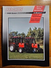 Belarus 5400 5460 5460S 5470 5470S 5480 5480S 5490 5490S Tractor Brochure