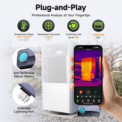 FOXWELL RT100 Thermal Imaging Camera Night Vision For Windows & Android Phones