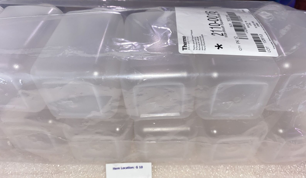 Nalgene™ Square Wide-Mouth PPCO Bottles with Closure Catalog number 2110-0016