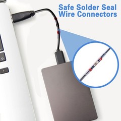 160PCS Low-Melting-Point Heat Shrink Solder Seal Wire Connector with Solder P…
