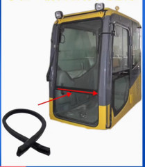 Fit For Komatsu PC200-6 60-7 120 300-6 Front Glass Partition Sealing Strip 1PC