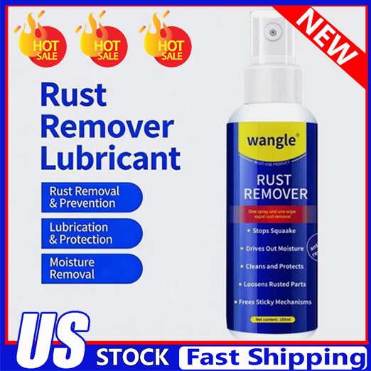 Multifunctional Metal Rust Remover,Rust Removal Spray,Anti-Rust Lubricant Spray