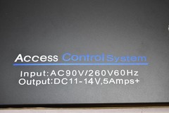 Access Control System AC90V-260V DC11-14V 5A Power Supply Kit With Enclosure