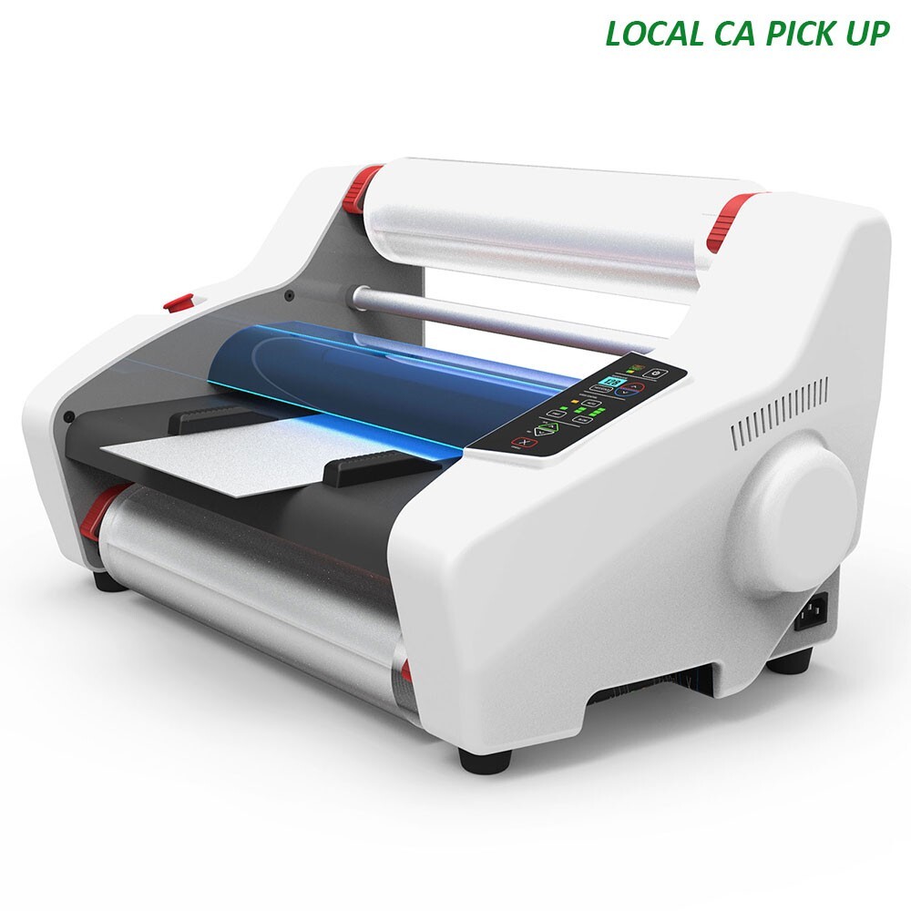 CA PICKUP 13.8″ Desktop Thermal Roll Laminator for A3/A4 UV DTF Film PET Film