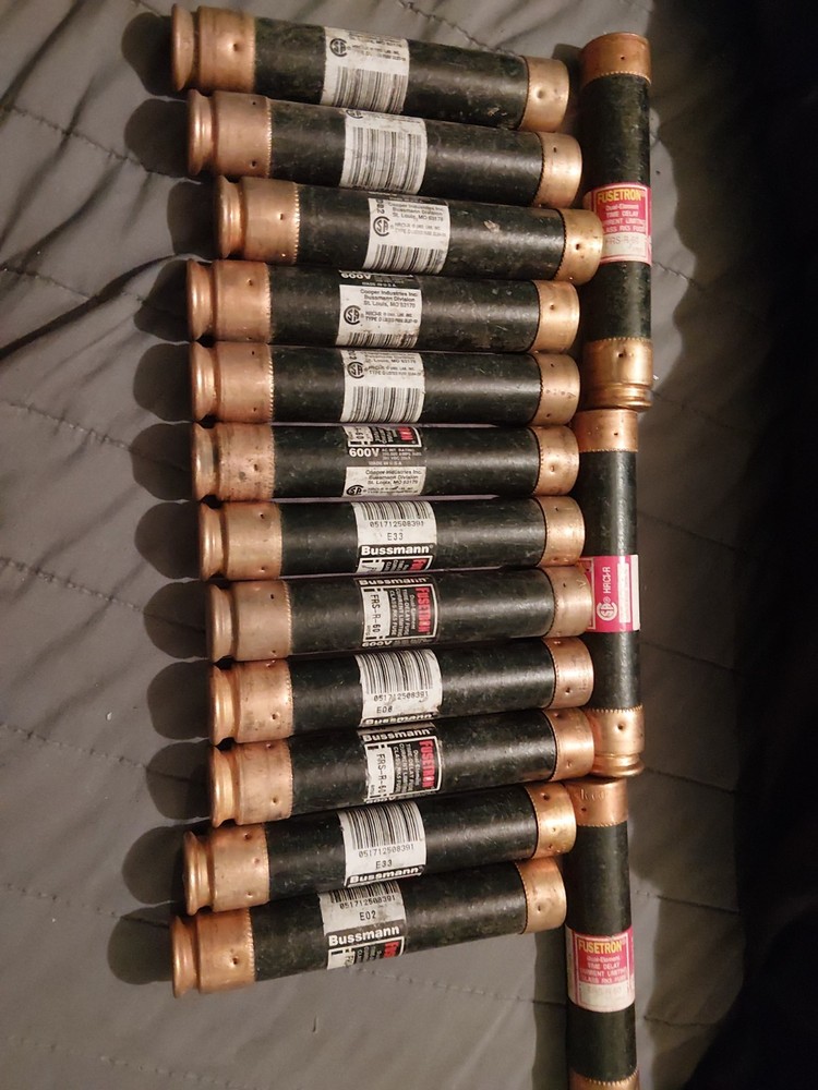 15 Fusetron FRS-R-60 Dual-Element Time Delay Fuse