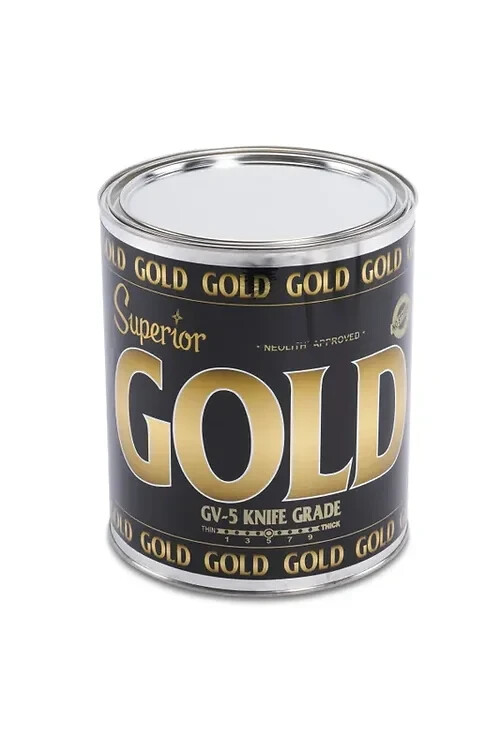 Superior GOLD Adhesive – GV-5 Knife Grade – Gallon