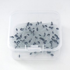 100Pcs Dental Endo Quartz Fiber Post Restorative Posts Straight/Screw 1.0-1.8mm