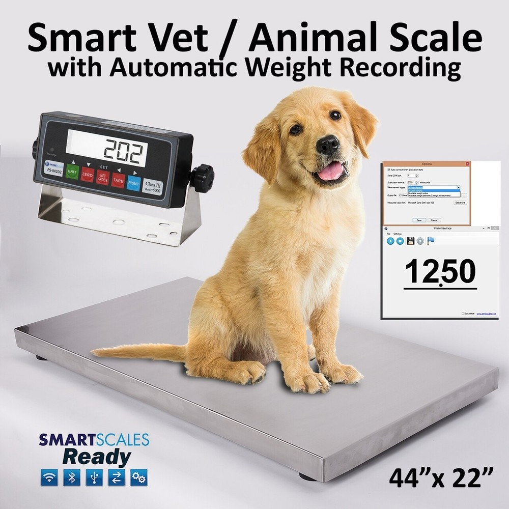 New Heavy Duty 1100lbs Digital Livestock Scale Large Pet Dog Sheep Goat Scale
