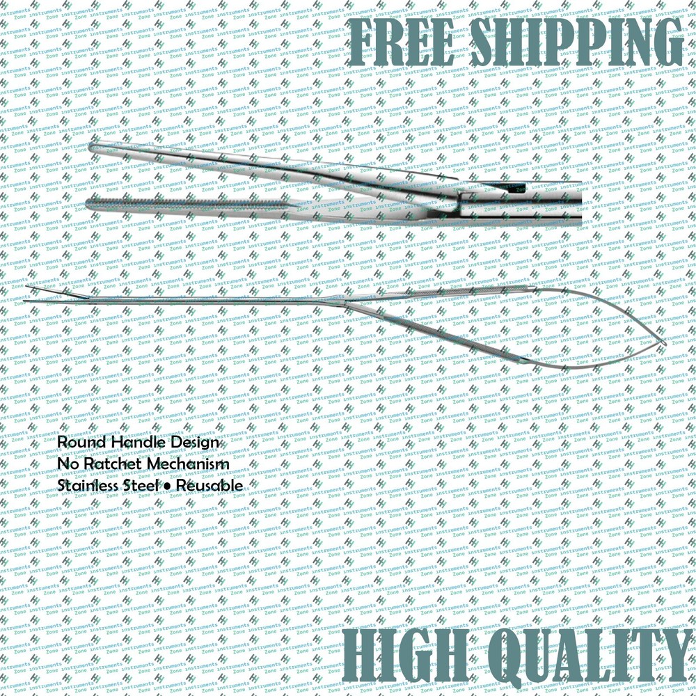 Scanlan Jacobson DeBakey Forceps | 1mm Straight Jaws, 5mm Shaft, 16 inch Working