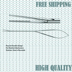 Scanlan Jacobson DeBakey Forceps | 1mm Straight Jaws, 5mm Shaft, 16 inch Working