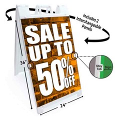 Sale Up To 50% Off Signicade 24×36 A Frame Sidewalk Sign Double Sided