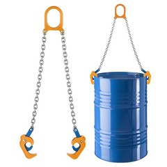 VEVOR Chain Drum Lifter with Thickened Hook 2000LB Capacity Drum Lifting Chain