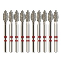 Zirconia Multi-Use Dental Diamond Burs Football Ball Round End Taper Cylinder