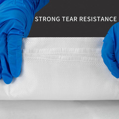 2 Pack 6 oz Fiberglass Cloth, 12 Feet x 50 Inches Woven E-Glass Plain Weave Fabr