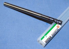 Brand new-Hanita 1/4 x 3/8 loc x 1-1/4″ Reach 0.030 cr 4″ OAL 4 Flute