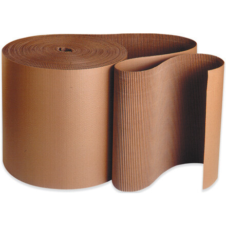 A Flute Kraft 6″ x 250′ Singleface Corrugated Roll
