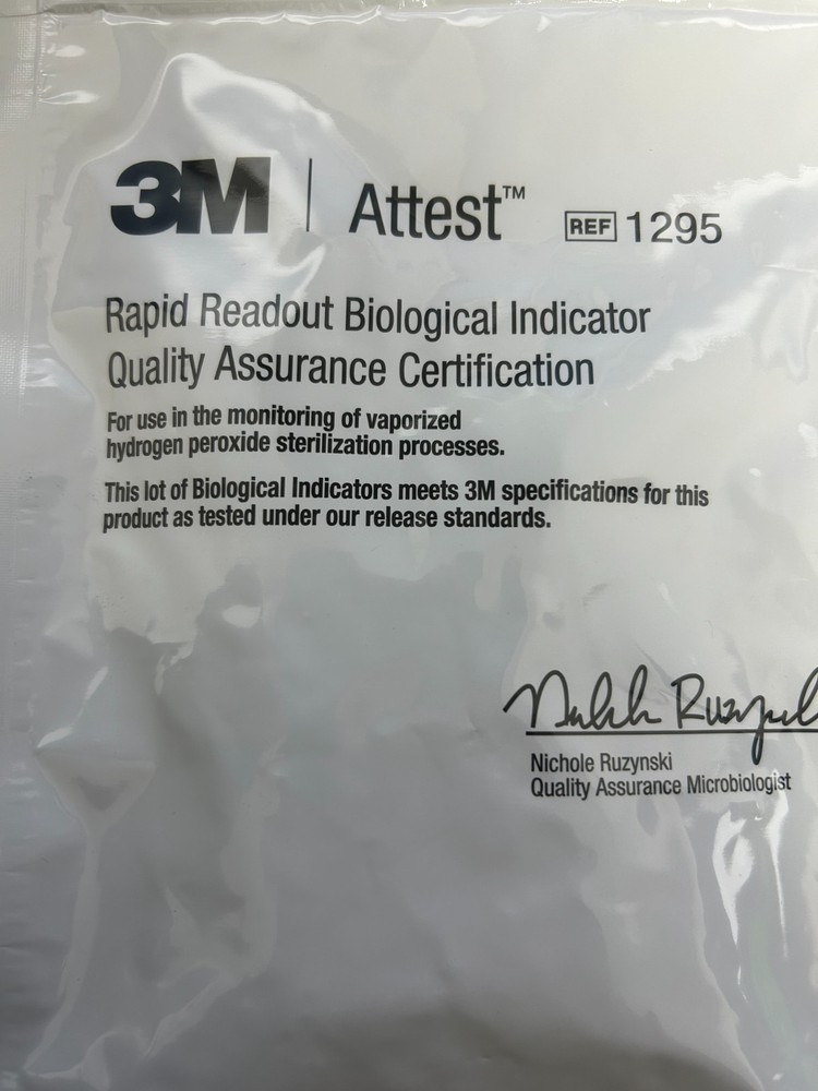3M ATTEST 1295 Readout Indicator 30 Total ( 6 packs of 5 each) Exp 02/18/2027