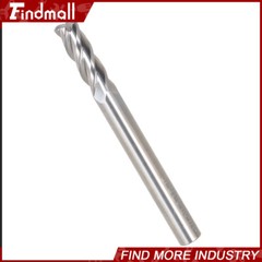 5x 1/4″ 4 Flute 2-1/2″ Overall Length 3/4″ LOC Carbide End Mill- TiALN COATED