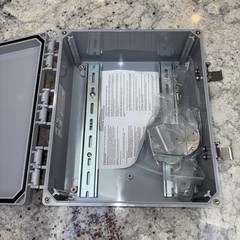 Integra IP66 Polycarbonate Hinged Enclosure 12x10x4