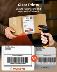 4×6 Thermal Printer Labels – 220 Sheets, BPA/BPS Free & Strong Adhesive