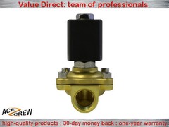 1/2 inch 12V DC Brass Electric Solenoid Valve NPT Gas Water Air Normally Closed