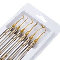 6pcs/set Dental Composite Resin Filling Spatula Repair Restorative Instruments