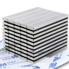 Versatile 50 Pack Rare Earth Magnets – Compact with Double-Sided Adhesive, 18lbs