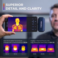 TOPDON TC001 256×192 Pixels Thermal Imaging Infrared Camera for Android