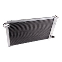 3 Row Aluminum Radiator 1973-1976 Corvette Stingray C3 5.7L 7.4L V8 Polished