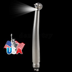 NSK Style Dental Fiber LED E-generator Handpiece High Speed Turbine 4 Hole