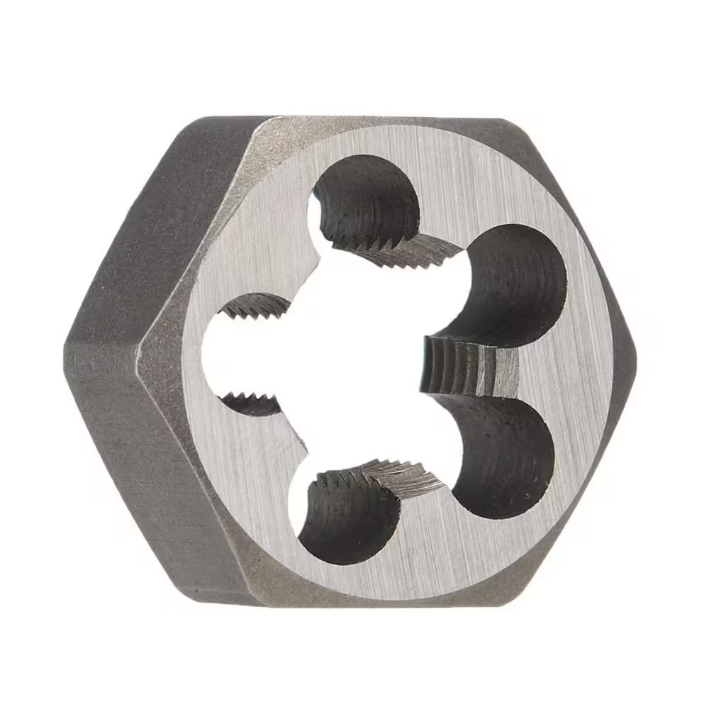 5/8 In.-11 Carbon Steel Left Hand Hex Re-Threading Die
