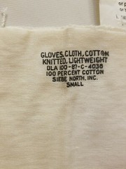 4 pair Siebe North Inc Chemical Protective Glove Set 8415-01-033-3517 Small NEW