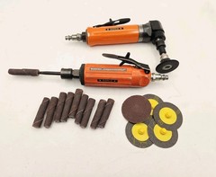 Dotco 10LF281-36 Right Angle Grinder 20,000 Rpms Collet Dotco 10L2500 Lot Of 2