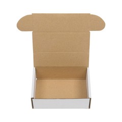 6x4x2” Shipping Boxes 50 Pack White Corrugated Cardboard Box Mailer Paper Boxes