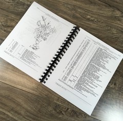 Service Manual Parts Catalog Set for John Deere 620 630 Series Tractors Repair
