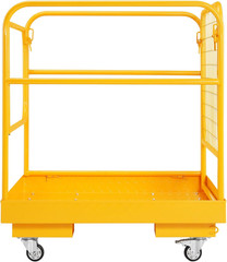 Forklift Man Basket, 36 X 36 Inches Forklift Safety Cage Work Platform 1200 Lbs