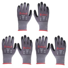 Safety Work Gloves MicroFoam Nitrile Coated Foam Gloves S-Size/3 Pairs