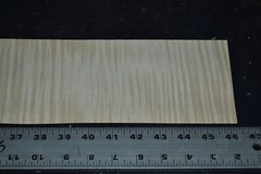 Curly Maple Raw Wood Veneer Sheet 4.5 x 46 inches 1/42nd 4669-51