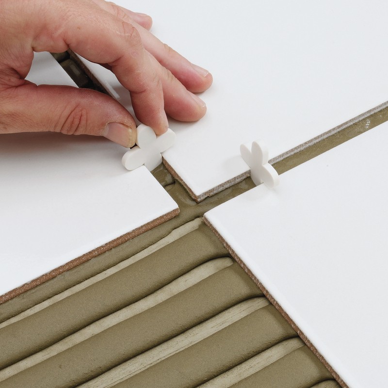 QEP 10027 White Precision Cut Professional Soft Plastic Tile Spacers 3/8 in.